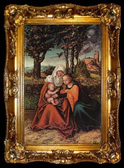 framed  Lucas Cranach Hl. Anna Selbdritt, ta009-2